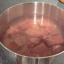 Салат с печенью и луком Салат с печенью и луком
