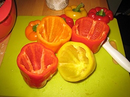 Перец, фаршированный грибами Перец, фаршированный грибами