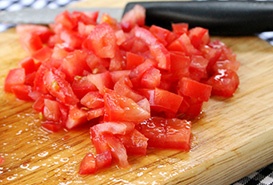 Салат с маринованными помидорами Салат с маринованными помидорами