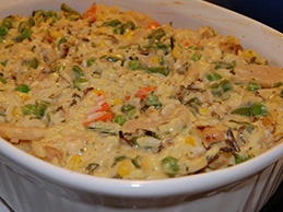 Запеканка с курицей и овощами Запеканка с курицей и овощами