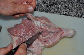 Рулет из куриных окорочков Рулет из куриных окорочков