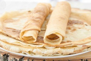 Блины на молоке с дырочками Блины на молоке с дырочками