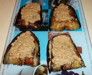 Баклажаны с орехами и чесноком Баклажаны с орехами и чесноком
