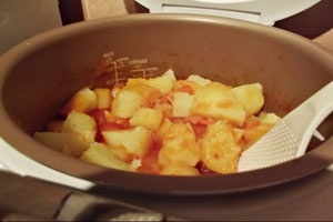Мясо с картошкой и капустой в мультиварке Мясо с картошкой и капустой в мультиварке