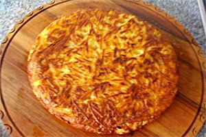 Картофельная запеканка на сковороде Картофельная запеканка на сковороде