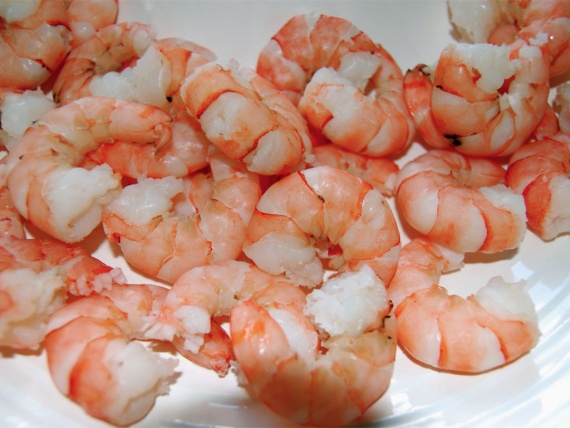 Пицца с креветками Пицца с креветками