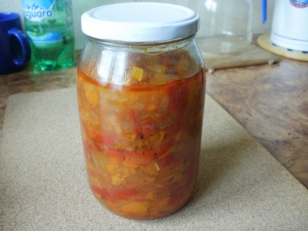 Салат из перца и моркови на зиму Салат из перца и моркови на зиму