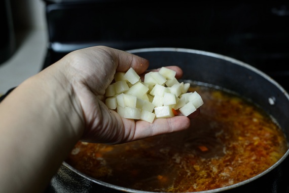 Суп с говядиной и рисом Суп с говядиной и рисом