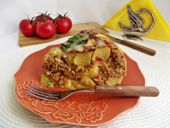 Картофельная запеканка с курицей в мультиварке Картофельная запеканка с курицей в мультиварке