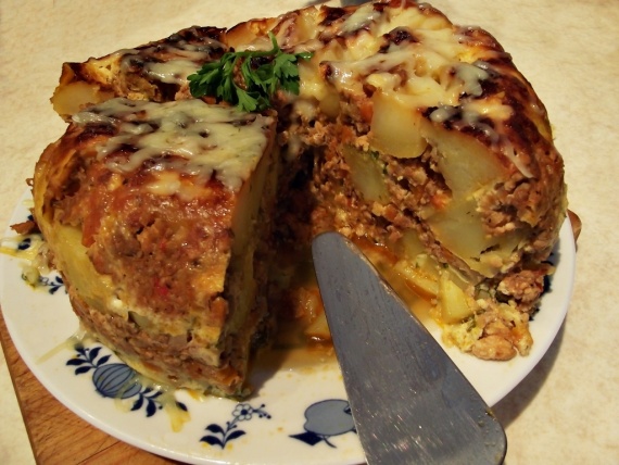 Картофельная запеканка с курицей в мультиварке Картофельная запеканка с курицей в мультиварке
