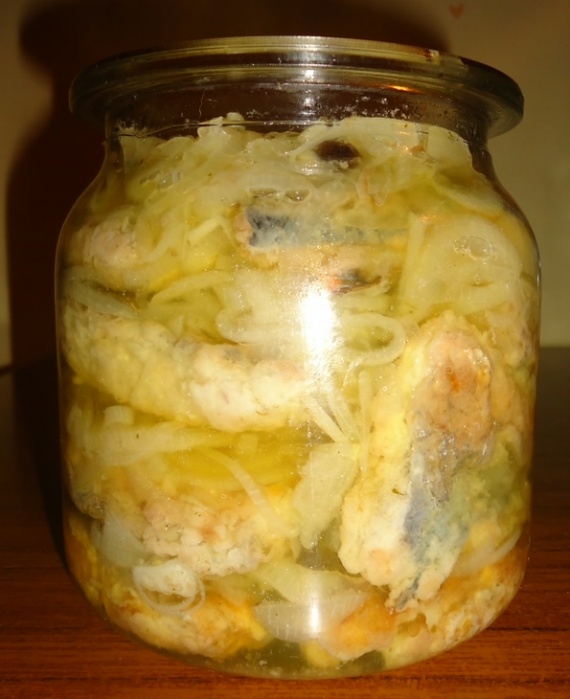 Маринованная жареная рыба Маринованная жареная рыба