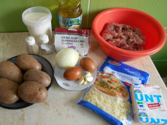 Запеканка с мясными шариками Запеканка с мясными шариками