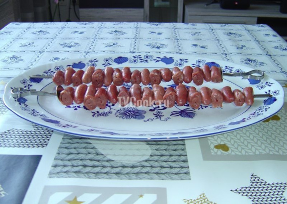 Шашлык из куриных сердечек Шашлык из куриных сердечек