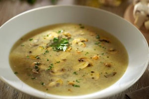 Суп с шампиньонами и сыром Суп с шампиньонами и сыром