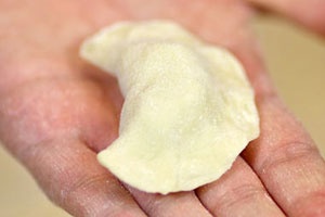 Вареники постные с картошкой Вареники постные с картошкой