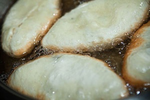 Постные пирожки с картошкой Постные пирожки с картошкой