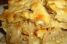 Постный пирог с капустой Постный пирог с капустой