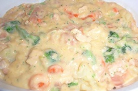 Картофельная запеканка с овощами Картофельная запеканка с овощами