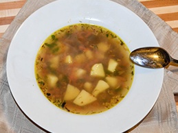 Вкусный постный суп Вкусный постный суп