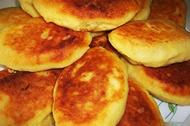 Постные жареные пирожки Постные жареные пирожки