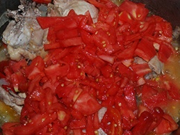 Чахохбили с картошкой Чахохбили с картошкой