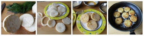 Закуска из жареного сельдерея Закуска из жареного сельдерея