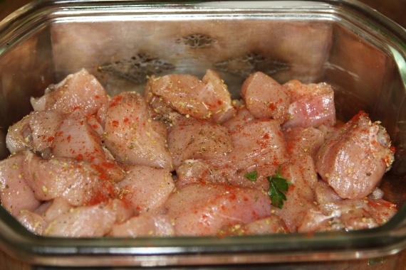 Куриная грудка с вешенками Куриная грудка с вешенками