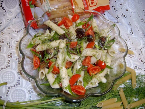 Постные макароны с грибами и фасолью Постные макароны с грибами и фасолью