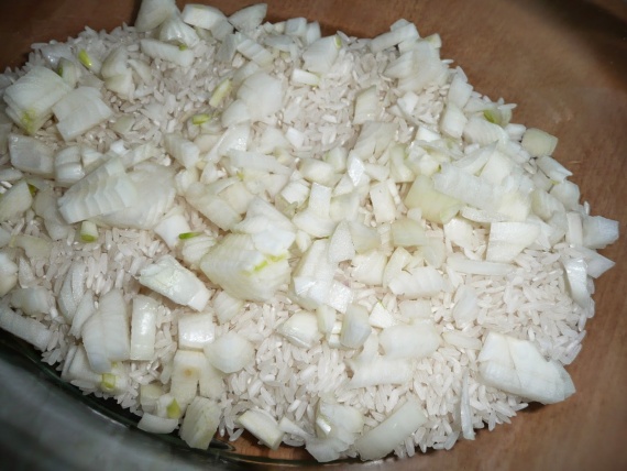 Курица, запеченная с рисом Курица, запеченная с рисом