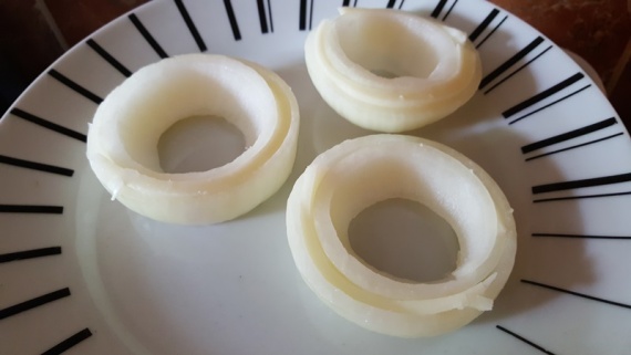 Луковые кольца с сыром Луковые кольца с сыром