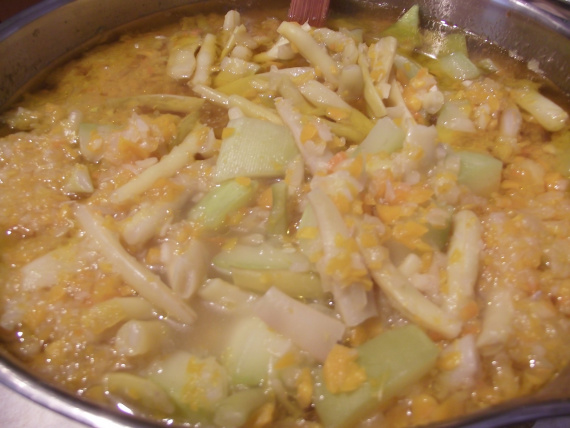 Спаржевая фасоль с кабачками на зиму Спаржевая фасоль с кабачками на зиму