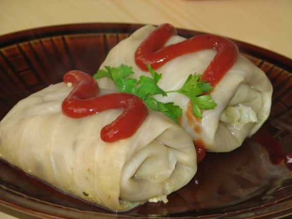 Голубцы с картофелем и грибами Голубцы с картофелем и грибами