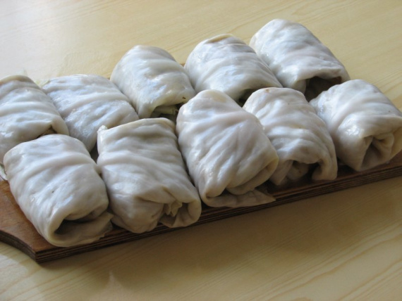 Голубцы с картофелем и грибами Голубцы с картофелем и грибами