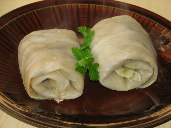 Голубцы с картофелем и грибами Голубцы с картофелем и грибами