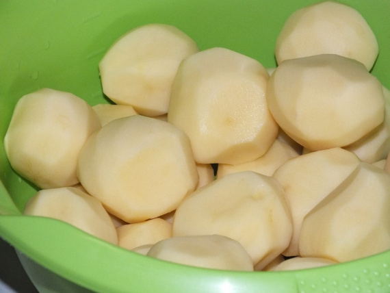 Румяный картофель в духовке Румяный картофель в духовке