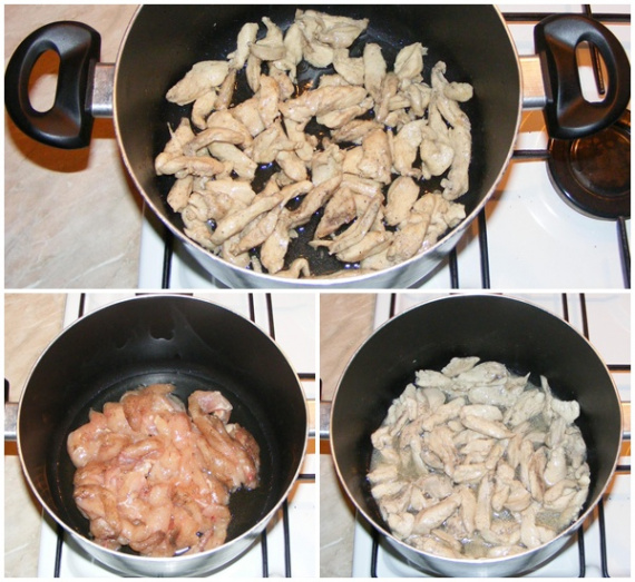 Курица с кунжутом и овощами Курица с кунжутом и овощами