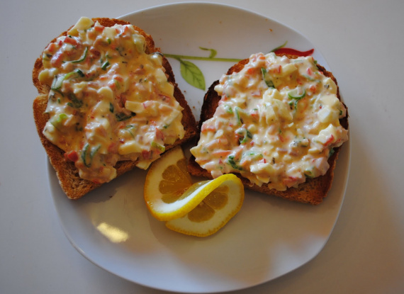 Яичный салат-закуска Яичный салат-закуска