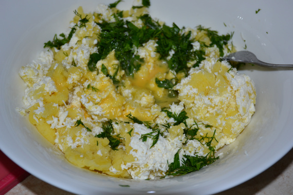Пирог с картошкой и сыром Пирог с картошкой и сыром