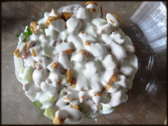 "Цезарь" с сырным соусом "Цезарь" с сырным соусом