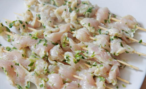 Курица на гриле с овощами Курица на гриле с овощами