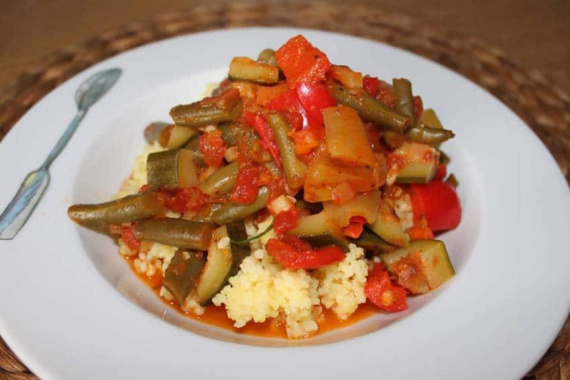 Овощное рагу со стручковой фасолью Овощное рагу со стручковой фасолью