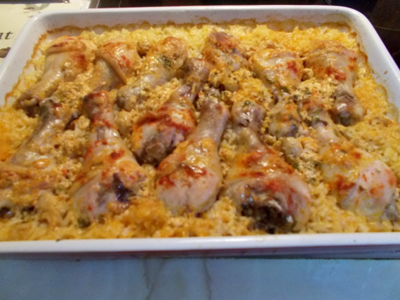 Курица с рисом и морковью Курица с рисом и морковью