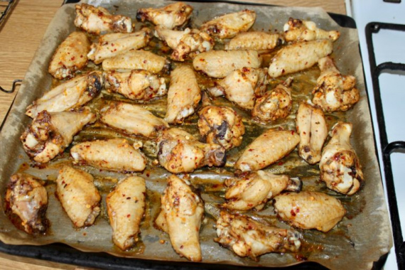 Куриные крылышки с хрустящей корочкой Куриные крылышки с хрустящей корочкой