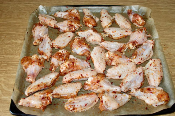 Куриные крылышки с хрустящей корочкой Куриные крылышки с хрустящей корочкой