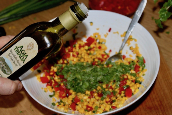 Мексиканский салат с кукурузой Мексиканский салат с кукурузой