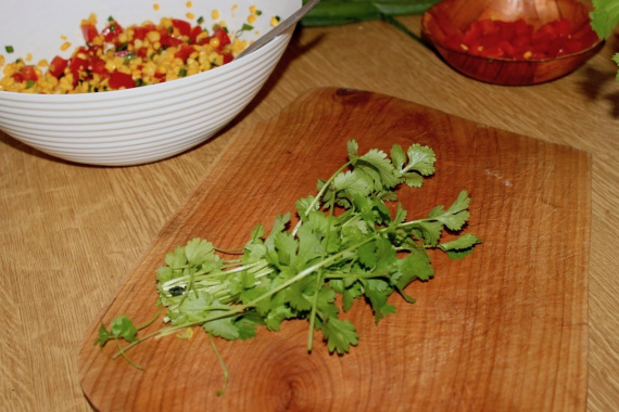 Мексиканский салат с кукурузой Мексиканский салат с кукурузой