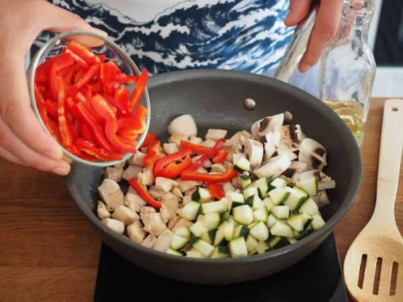 Блины с курицей и грибами Блины с курицей и грибами