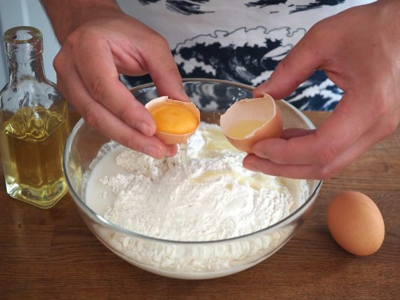 Блины с курицей и грибами Блины с курицей и грибами