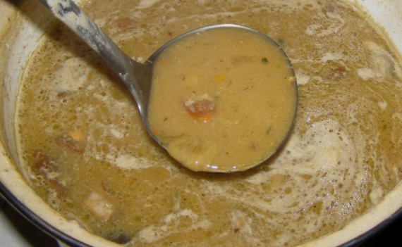 Грибной суп с макаронами Грибной суп с макаронами