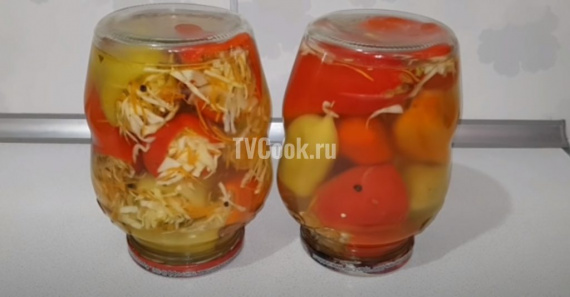 Перец, фаршированный овощами на зиму Перец, фаршированный овощами на зиму
